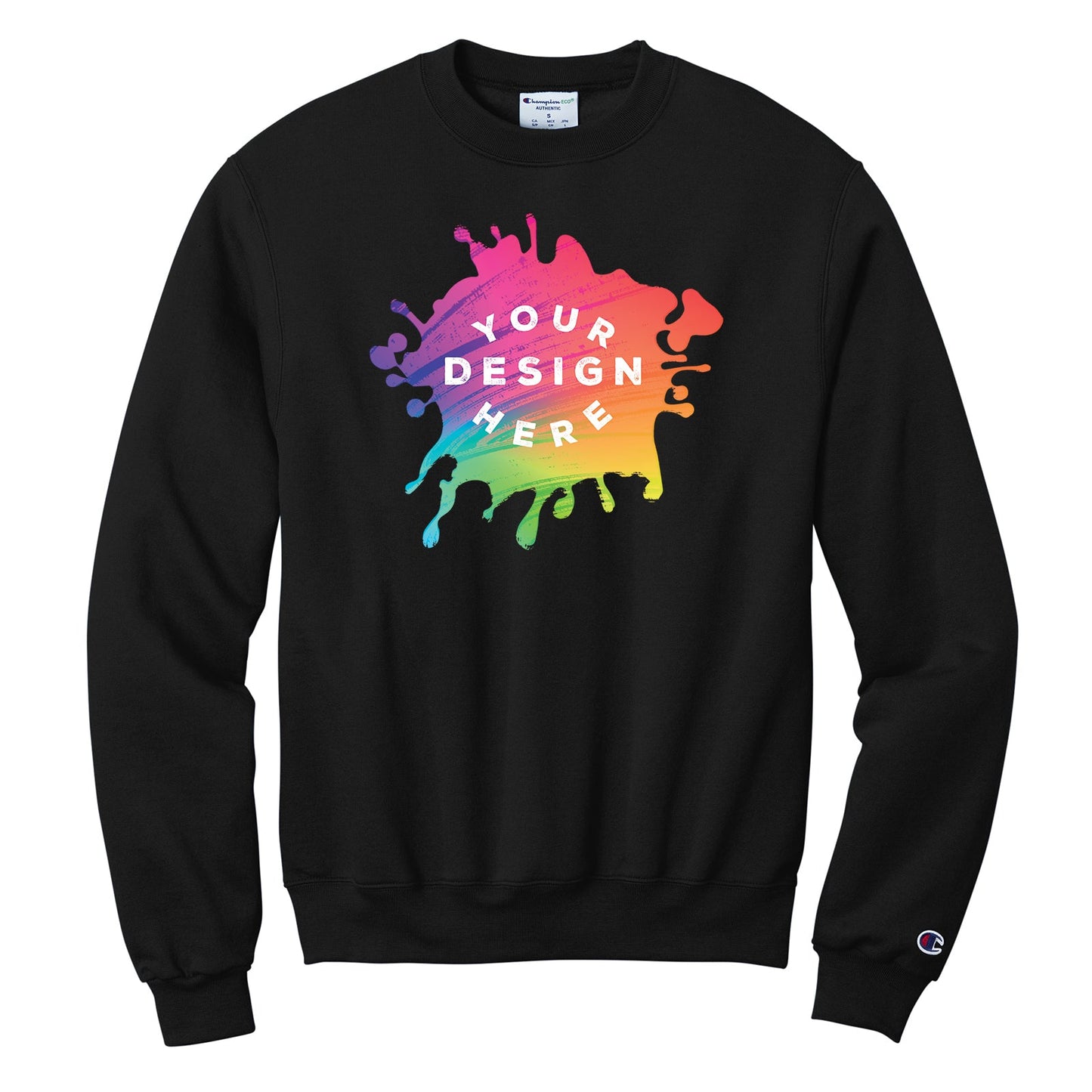 Champion Powerblend Cotton/Polyester Men's Crewneck Sweatshirt - Mato & Hash