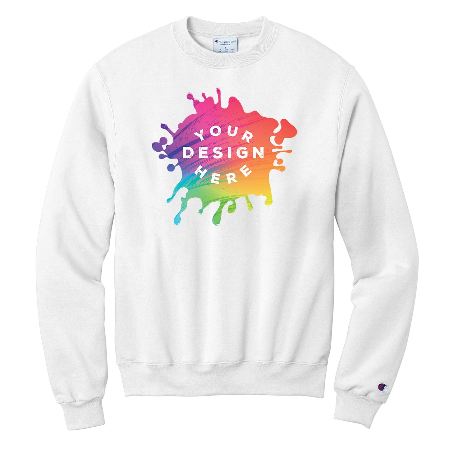 Champion Powerblend Cotton/Polyester Men's Crewneck Sweatshirt - Mato & Hash