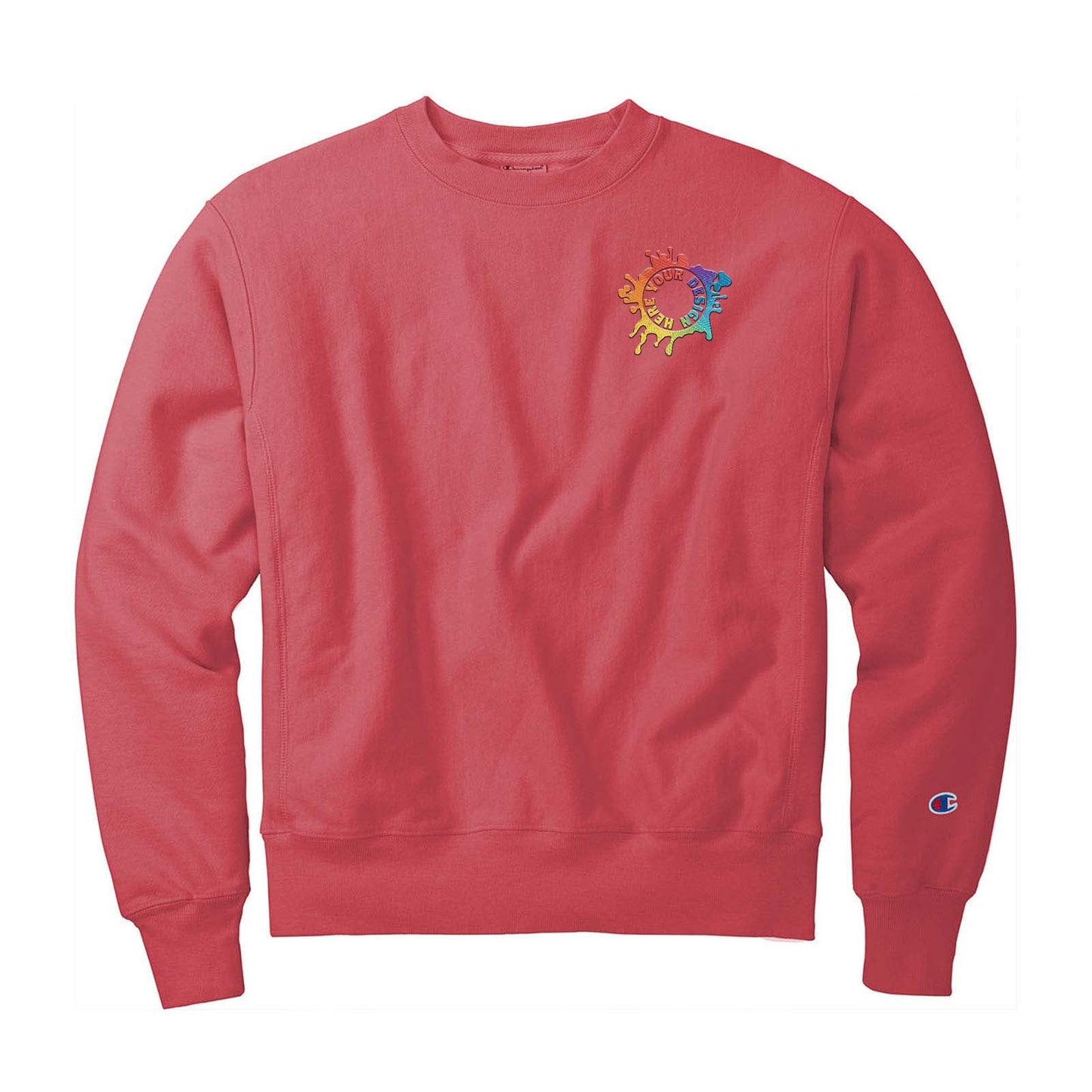 Champion ® Reverse Weave ® Garment-Dyed Crewneck Sweatshirt Embroidery - Mato & Hash