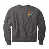 Champion ® Reverse Weave ® Garment-Dyed Crewneck Sweatshirt Embroidery