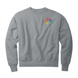 Champion ® Reverse Weave ® Garment-Dyed Crewneck Sweatshirt Embroidery