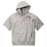 Champion ® Reverse Weave ® Short Sleeve Hooded Sweatshirt Embroidery - Mato & Hash