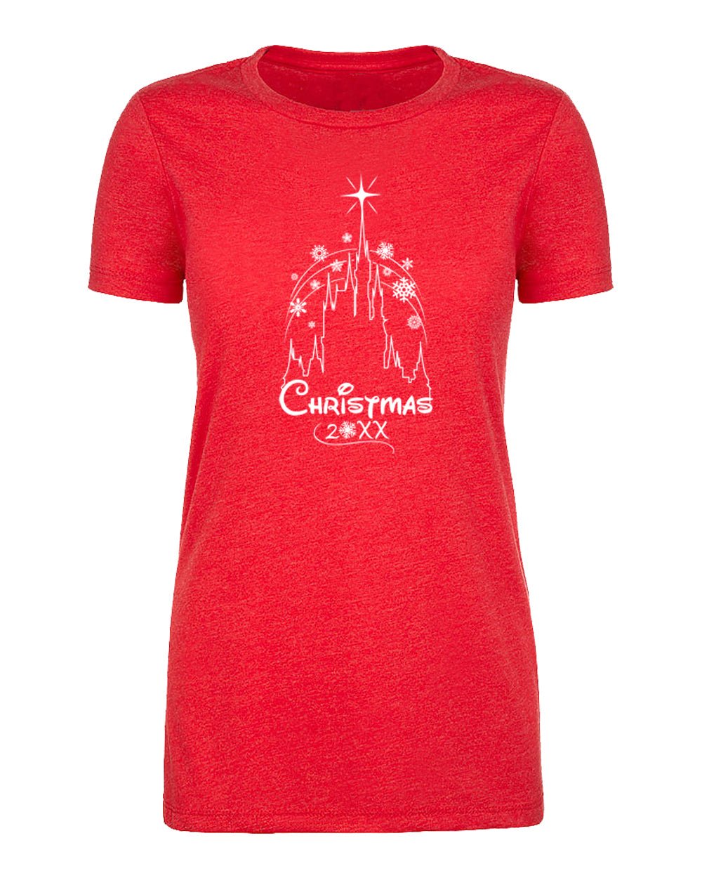 Christmas Castle Custom Year Womens T Shirts - Mato & Hash
