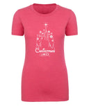 Christmas Castle Custom Year Womens T Shirts - Mato & Hash