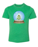 Christmas Snow Globe + Custom Name Family Reunion Kids T Shirts - Mato & Hash