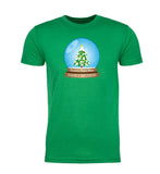 Christmas Snow Globe + Custom Name Family Reunion Unisex T Shirts - Mato & Hash