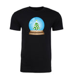 Christmas Snow Globe + Custom Name Family Reunion Unisex T Shirts