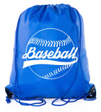Classic Baseball Logo Polyester Drawstring Bag - Mato & Hash