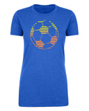 Classic Soccer Ball Sun Womens T Shirts