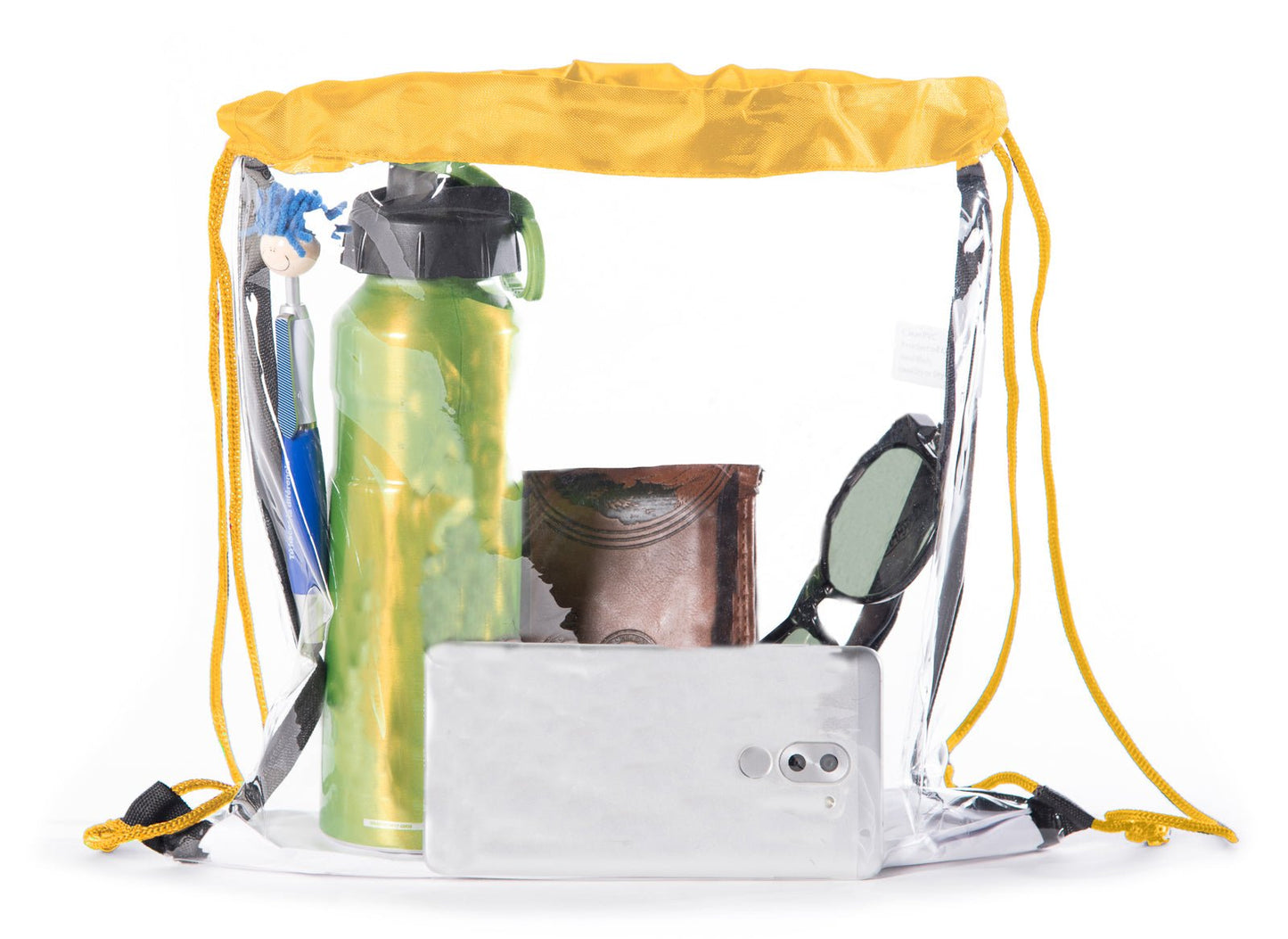 Clear Stadium Approved Mini Drawstring Bag - Mato & Hash