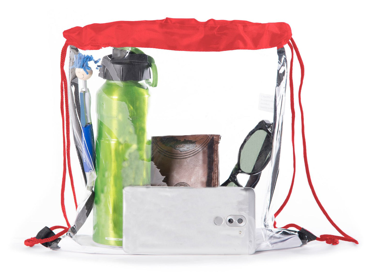 Clear Stadium Approved Mini Drawstring Bag - Mato & Hash