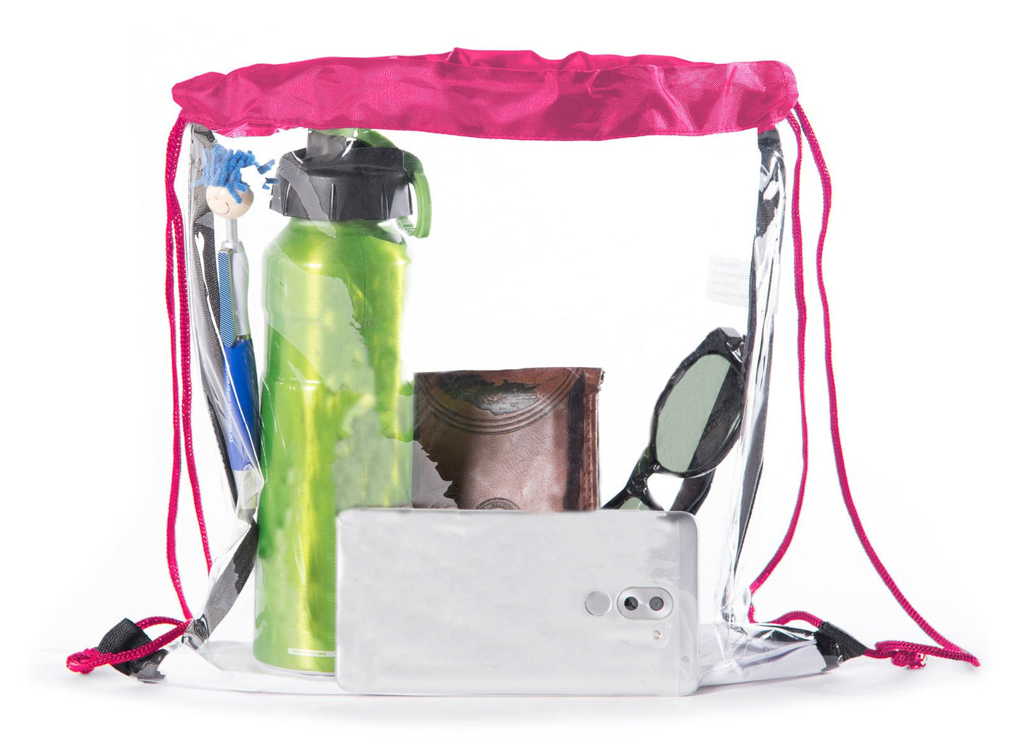 Clear Stadium Approved Mini Drawstring Bag - Mato & Hash