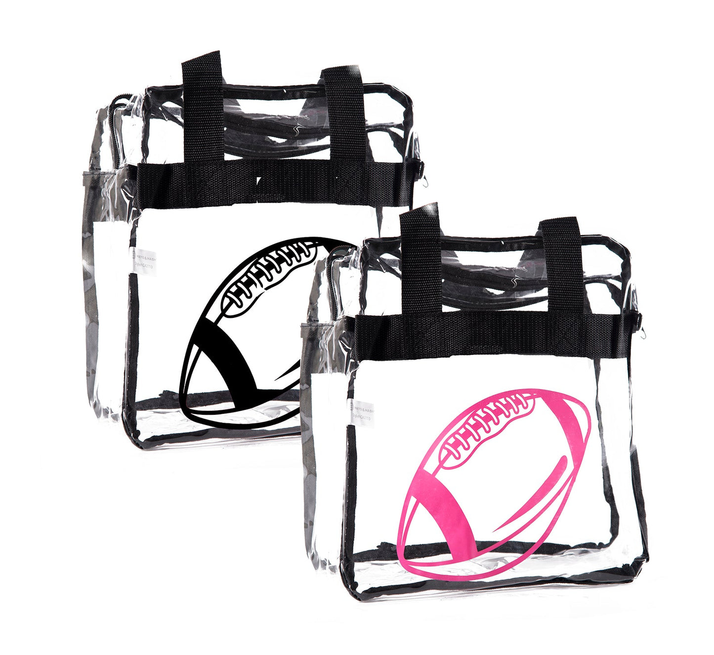 Clear Stadium Approved Tote Bag - Mato & Hash