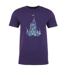 Colorful Snowflake Castle Unisex T Shirts - Mato & Hash