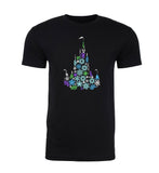 Colorful Snowflake Castle Unisex T Shirts