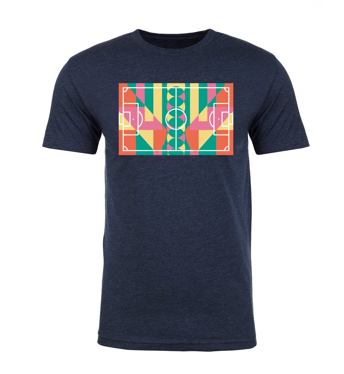 Colorful Soccer Field Unisex T Shirts - Mato & Hash