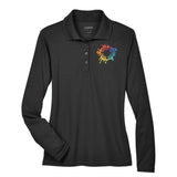 Core 365 Ladies' Pinnacle Performance Long-Sleeve Piqué Polo Embroidery