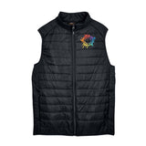 Core 365 Men's Prevail Packable Puffer Vest Jacket Embroidery