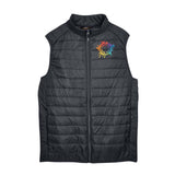 Core 365 Men's Prevail Packable Puffer Vest Jacket Embroidery - Mato & Hash