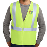 CornerStone® - ANSI 107 Class 2 Safety Vest Embroidery - Mato & Hash