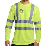 CornerStone® - ANSI 107 Class 3 Long Sleeve Snag-Resistant Reflective T-Shirt Embroidery