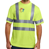 CornerStone® - ANSI 107 Class 3 Short Sleeve Snag-Resistant Reflective Embroidery