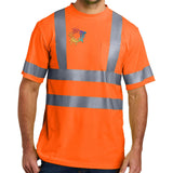 CornerStone® - ANSI 107 Class 3 Short Sleeve Snag-Resistant Reflective Embroidery - Mato & Hash