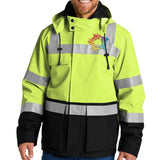 CornerStone® ANSI 107 Class 3 Waterproof Ripstop 3-In-1 Parka Embroidery