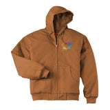 CornerStone® - Duck Cloth Hooded Work Jacket Embroidery - Mato & Hash