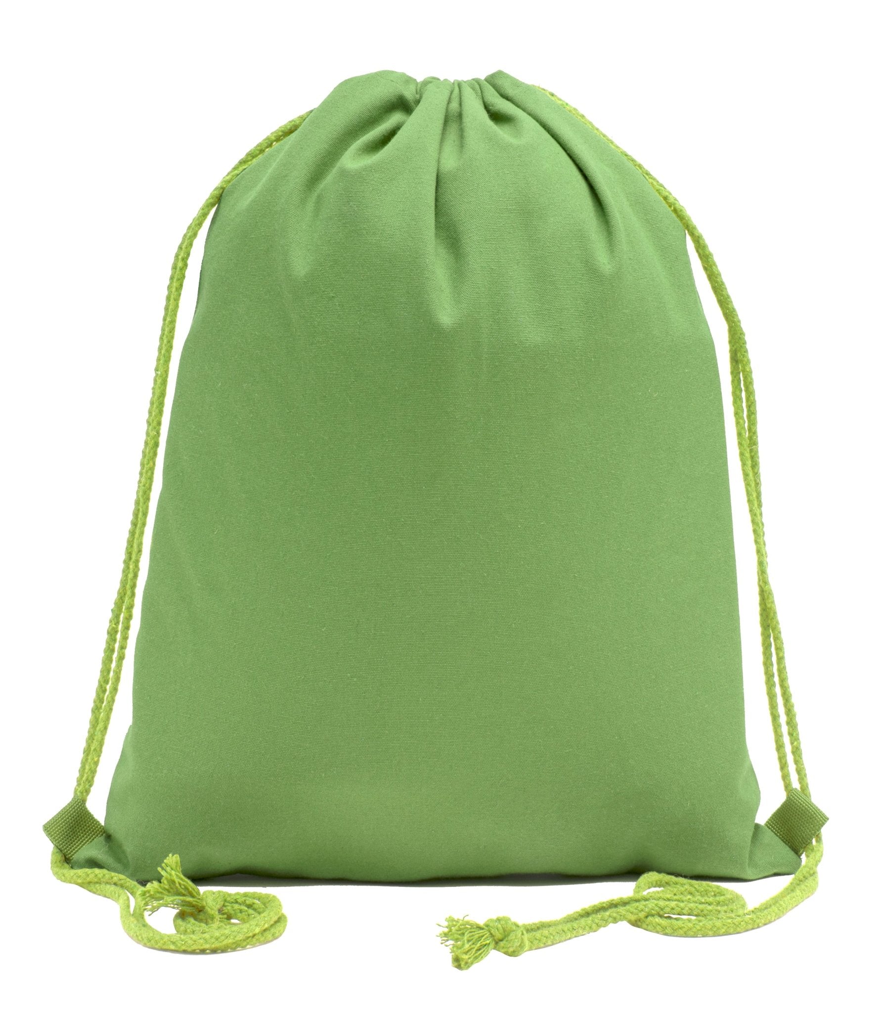 Padmasana Lotus Flower Cotton Drawstring Bag