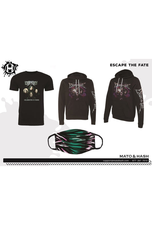 Craig M December Bundle Zombie HOODIE + MASK + 10 YEAR SHIRT CANADA - Mato & Hash