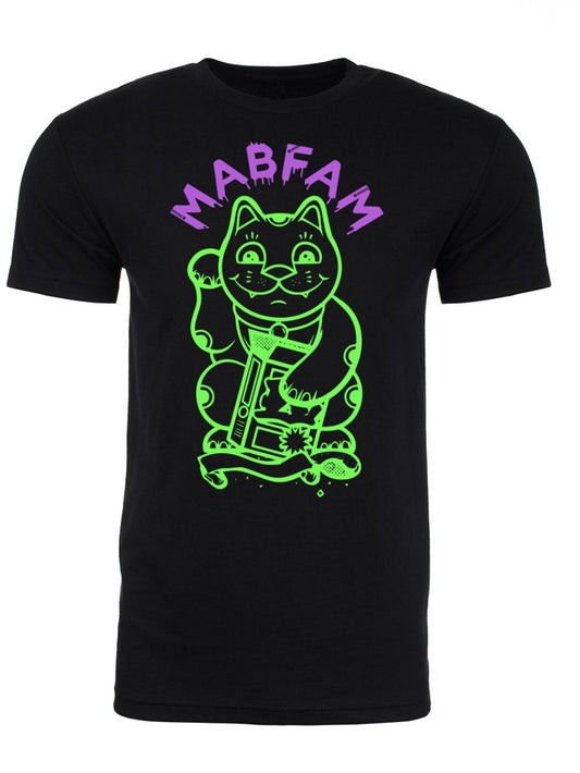 Craig M October "Green and Purple Cat" Front Print INTERNATIONAL - Mato & Hash