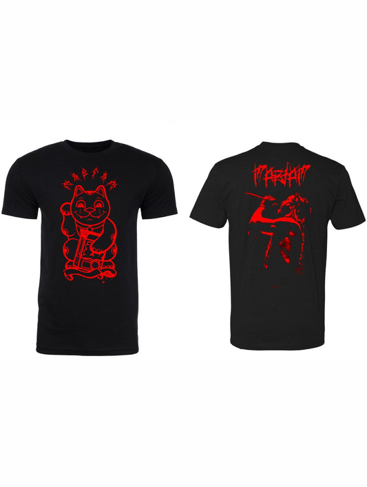 Craig M October "Red Cat and Singer" Front and Back Print INTERNATIONAL - Mato & Hash
