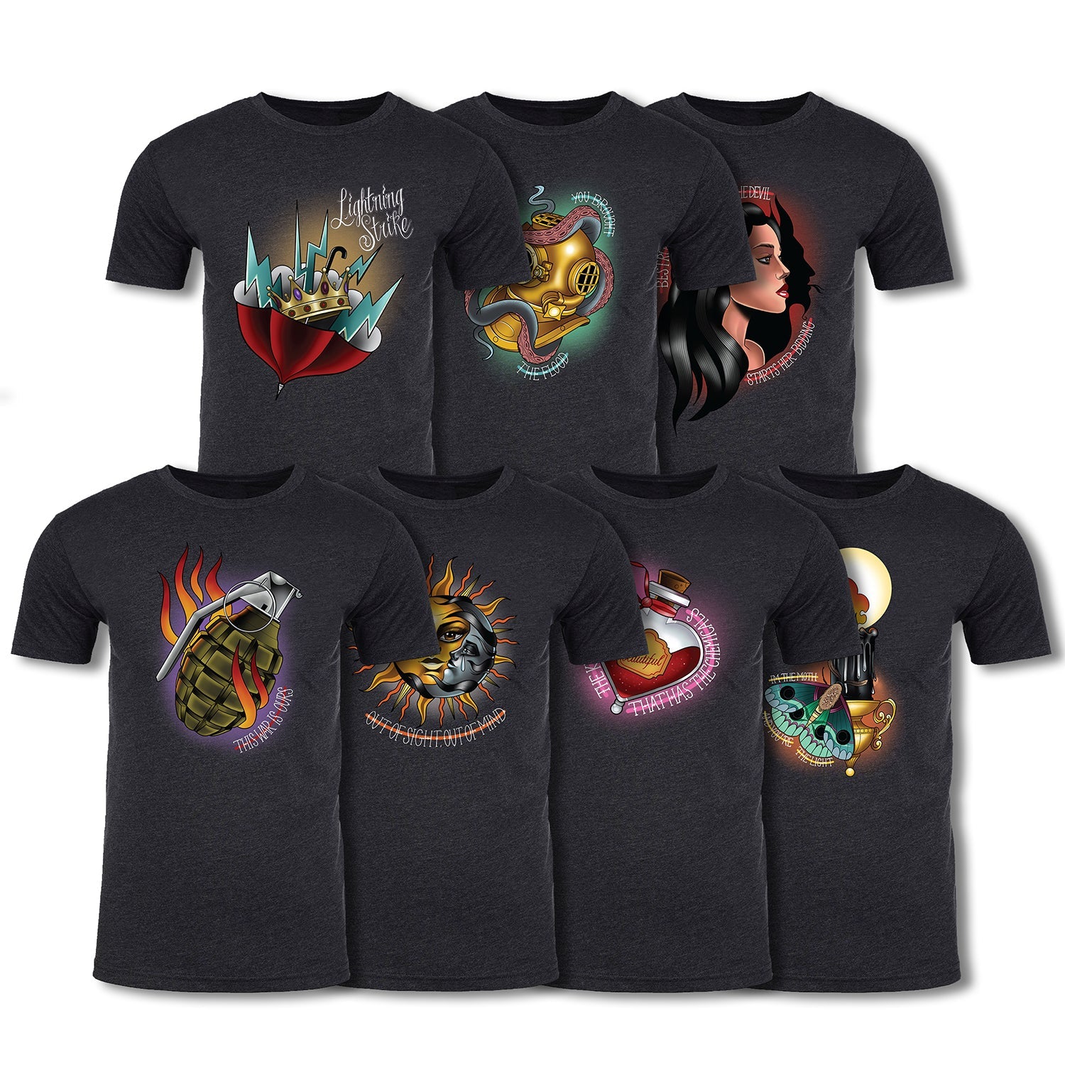 Craig M Tattoo Style 7 SHIRT BUNDLE CANADA - Mato & Hash