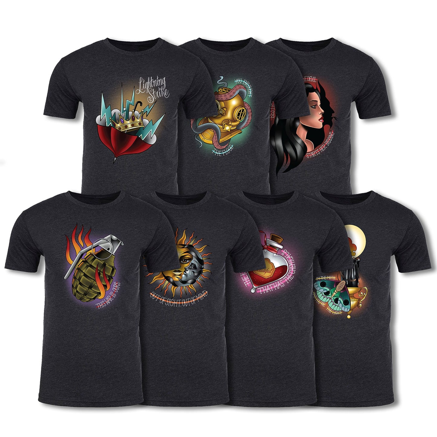 Craig M Tattoo Style 7 SHIRT BUNDLE USA - Mato & Hash