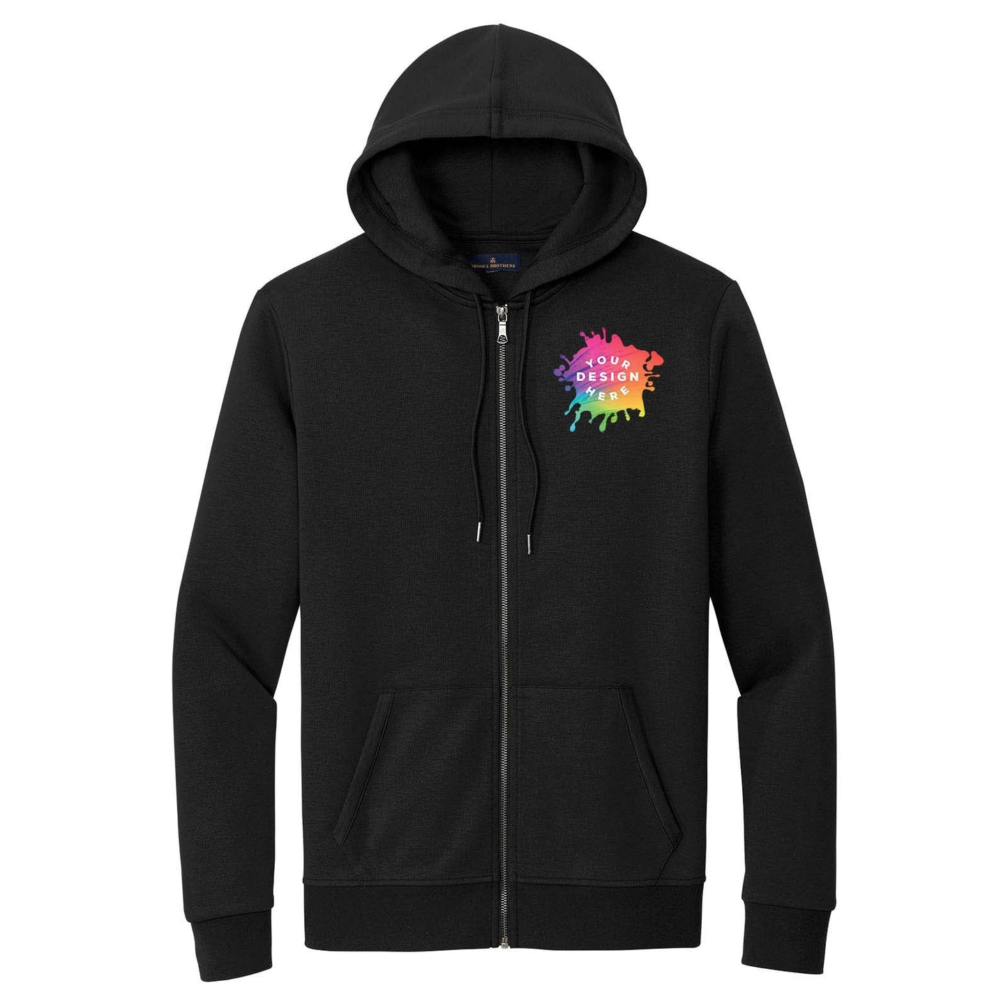 Custom Brooks Brothers® Double-Knit Full-Zip Hoodie - Mato & Hash