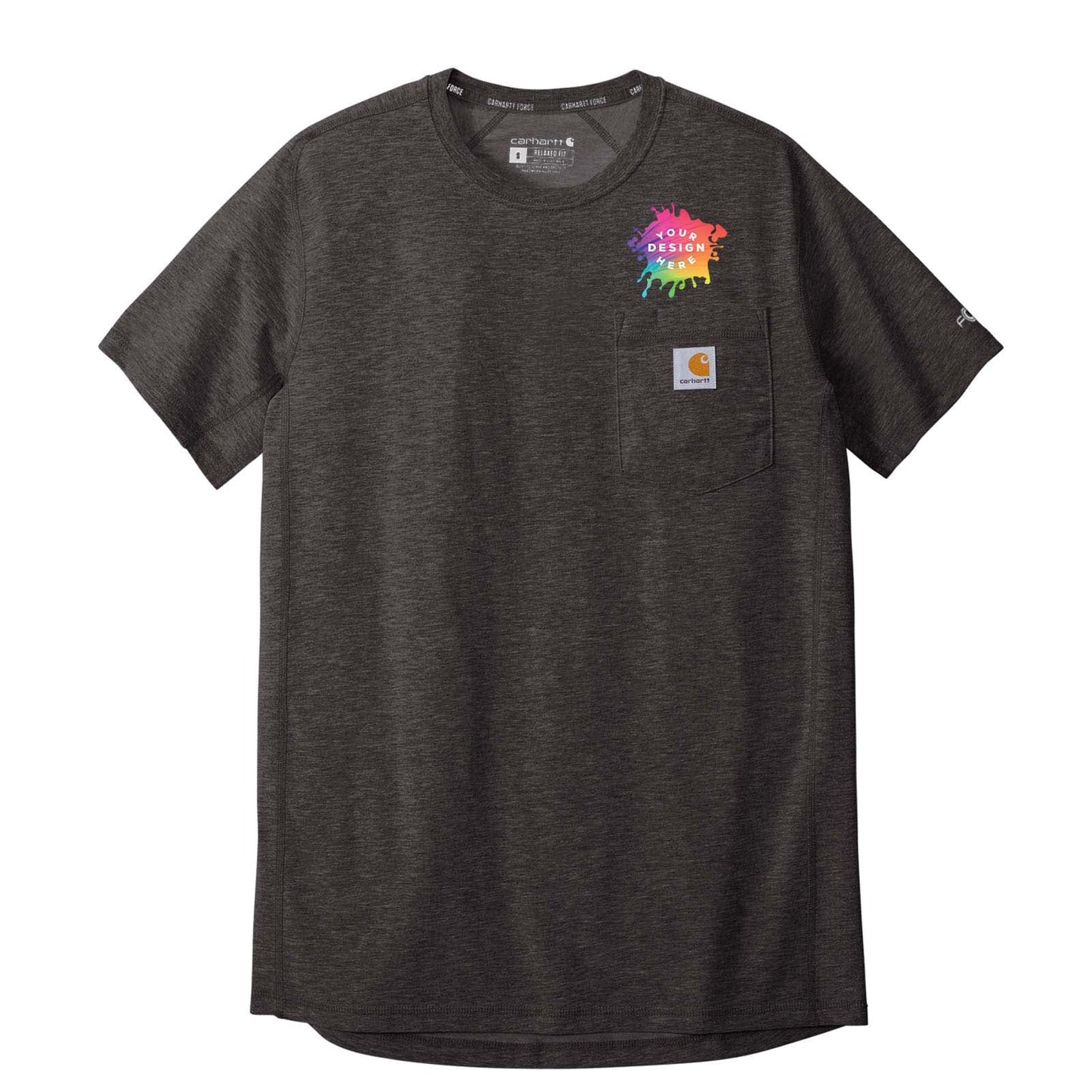 Custom Carhartt Force® Short Sleeve Pocket T-Shirt - Mato & Hash