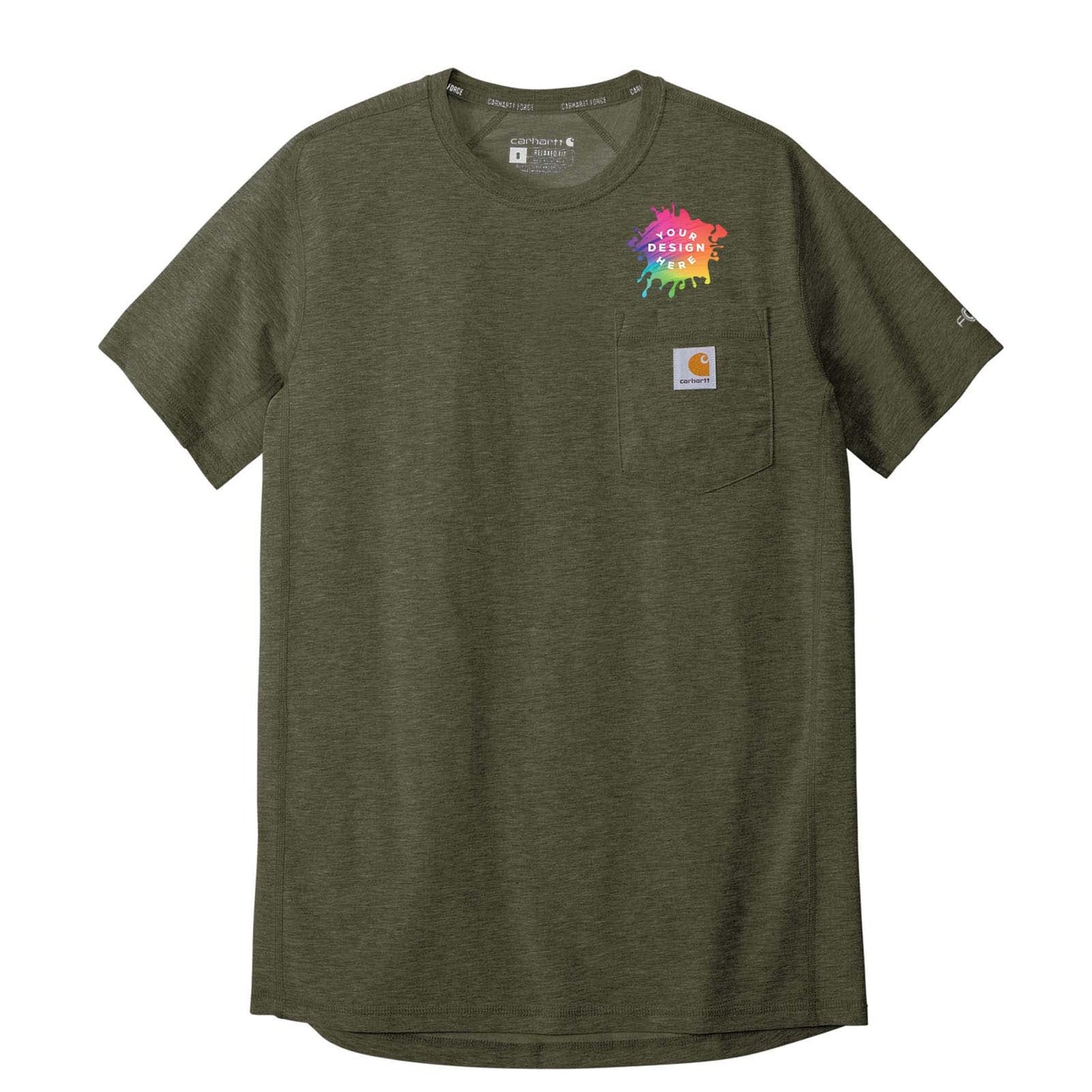 Custom Carhartt Force® Short Sleeve Pocket T-Shirt - Mato & Hash
