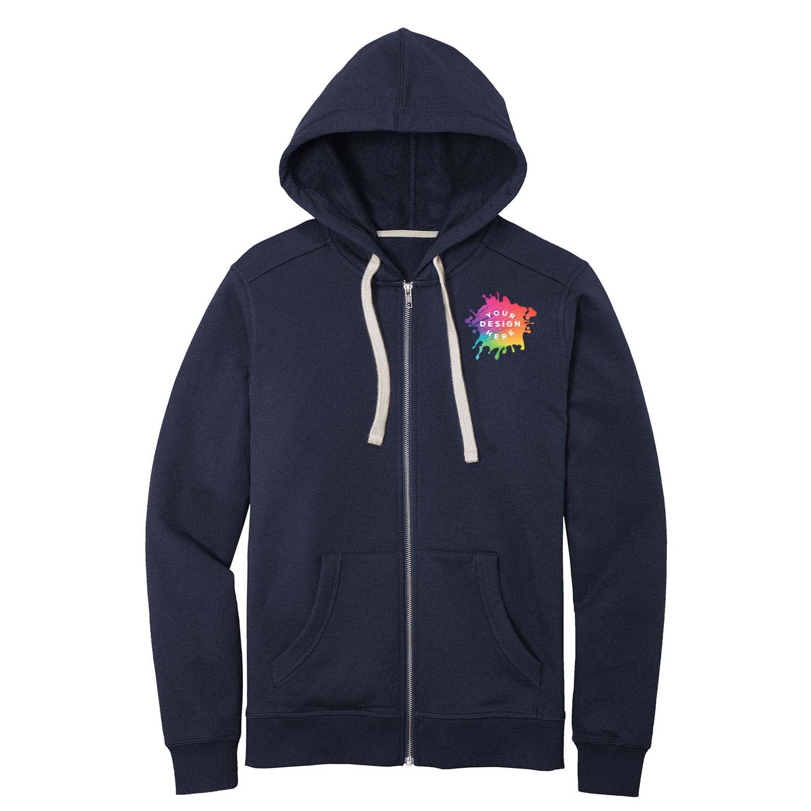 Custom District® Re-Fleece™ Full-Zip Hoodie - Mato & Hash