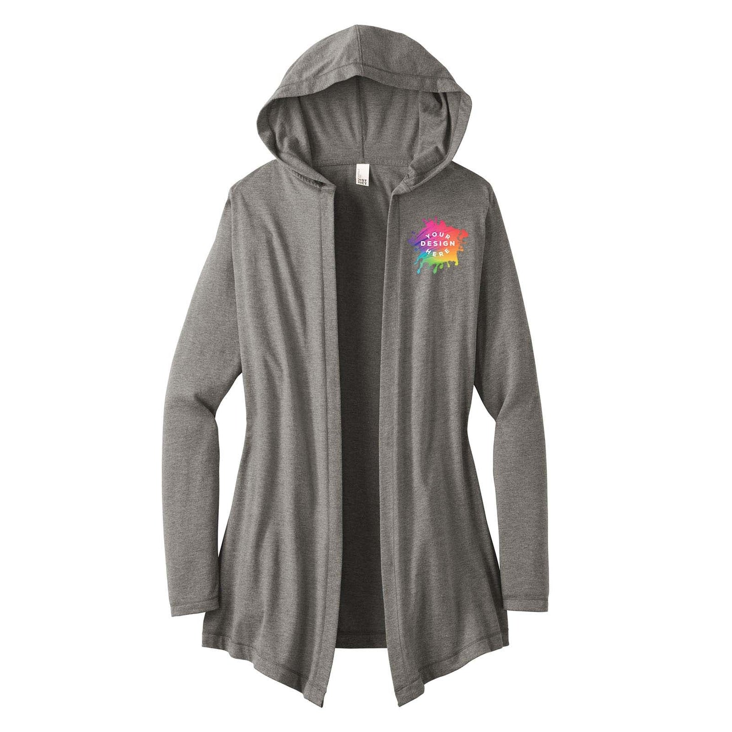 Custom District ® Women’s Perfect Tri ® Hooded Cardigan - Mato & Hash