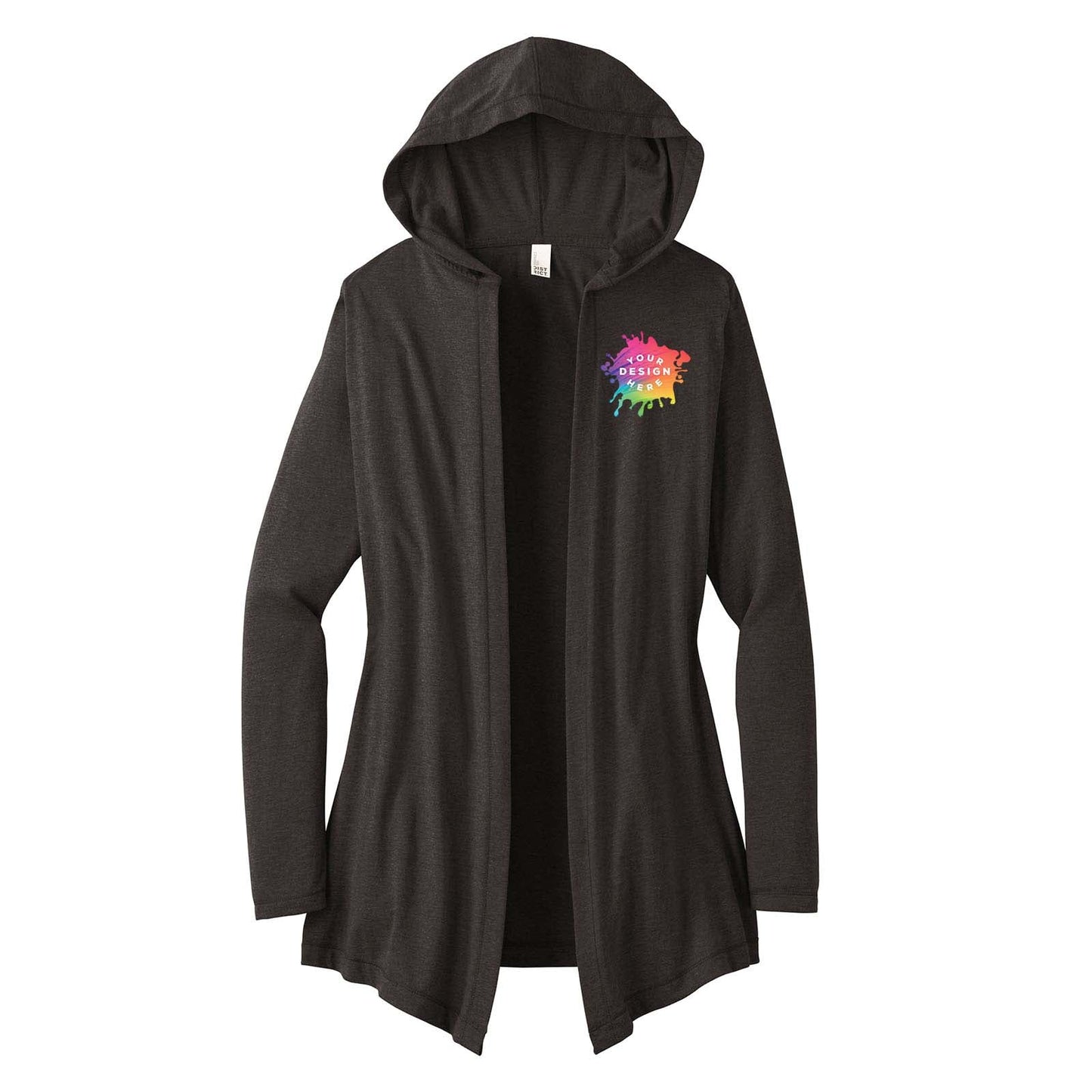 Custom District ® Women’s Perfect Tri ® Hooded Cardigan - Mato & Hash