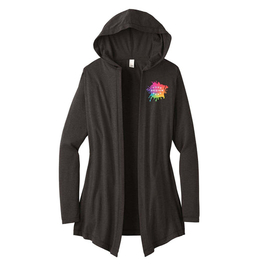 Custom District ® Women’s Perfect Tri ® Hooded Cardigan - Mato & Hash