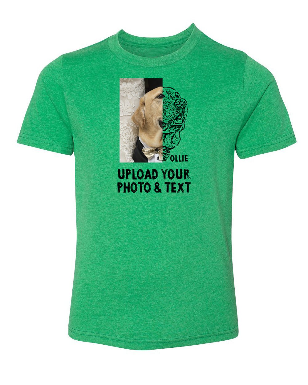 Custom Dog Picture & Name Kids T Shirts - Mato & Hash