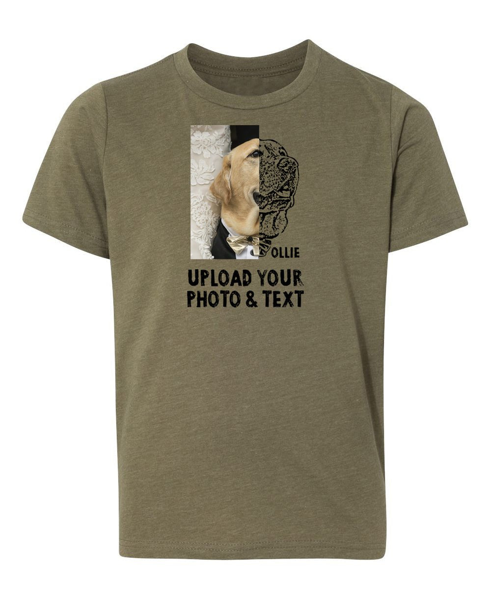 Custom Dog Picture & Name Kids T Shirts - Mato & Hash