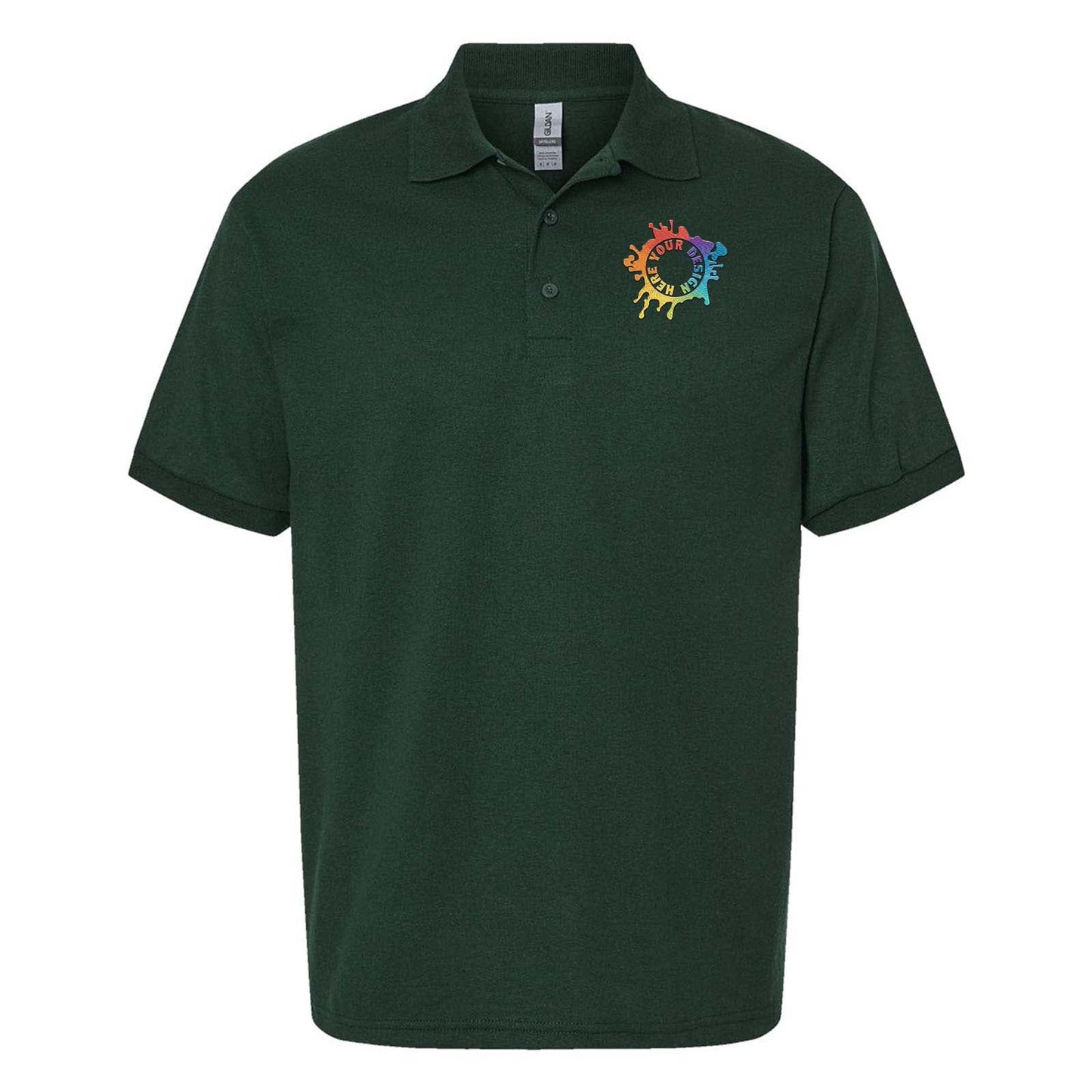 Custom Embroidered Gildan DryBlend® Jersey Polo - Mato & Hash