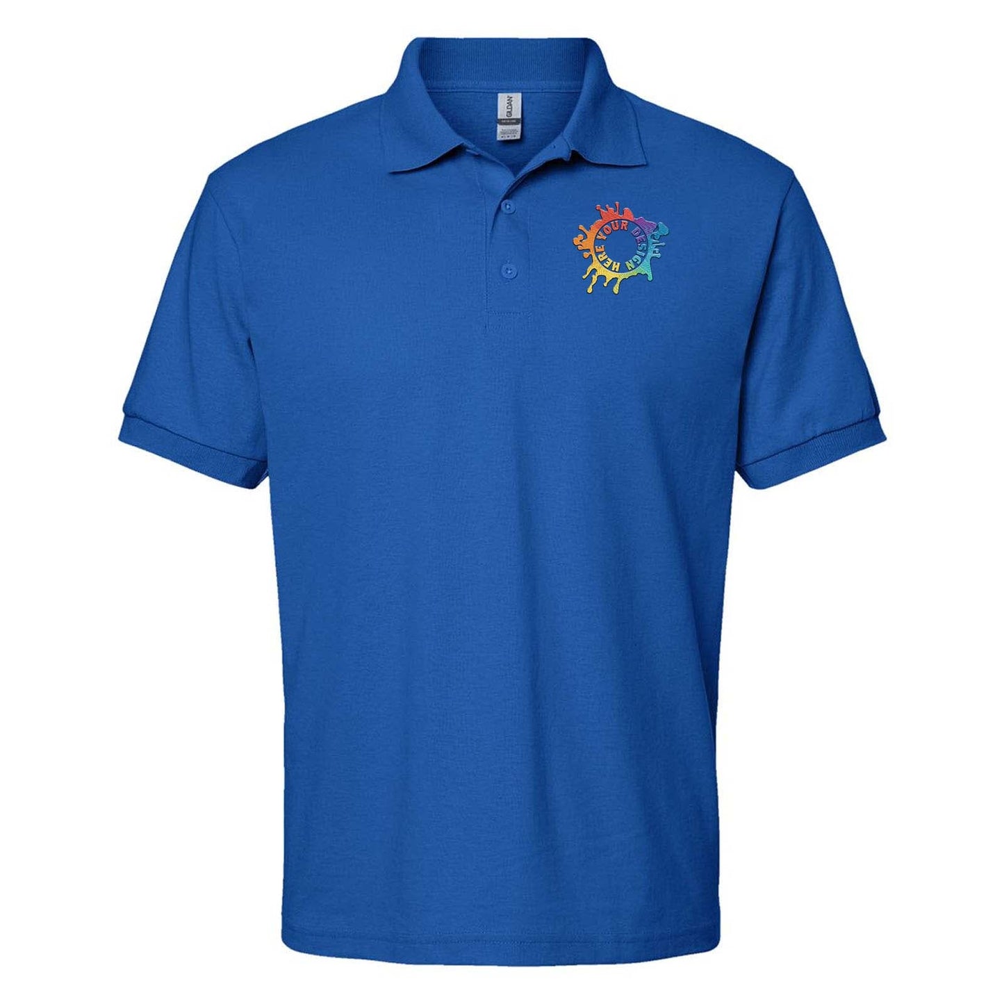 Custom Embroidered Gildan DryBlend® Jersey Polo - Mato & Hash