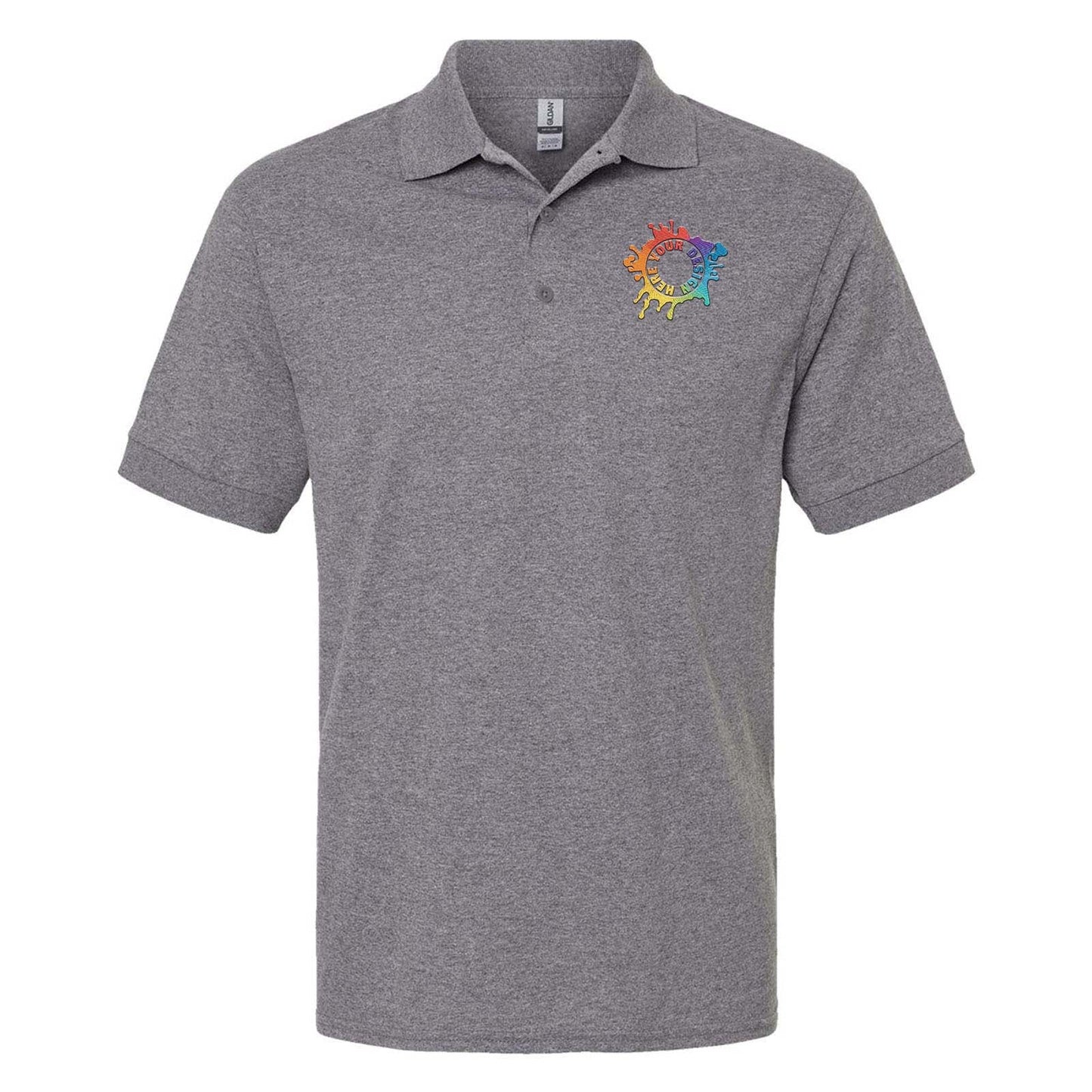 Custom Embroidered Gildan DryBlend® Jersey Polo - Mato & Hash