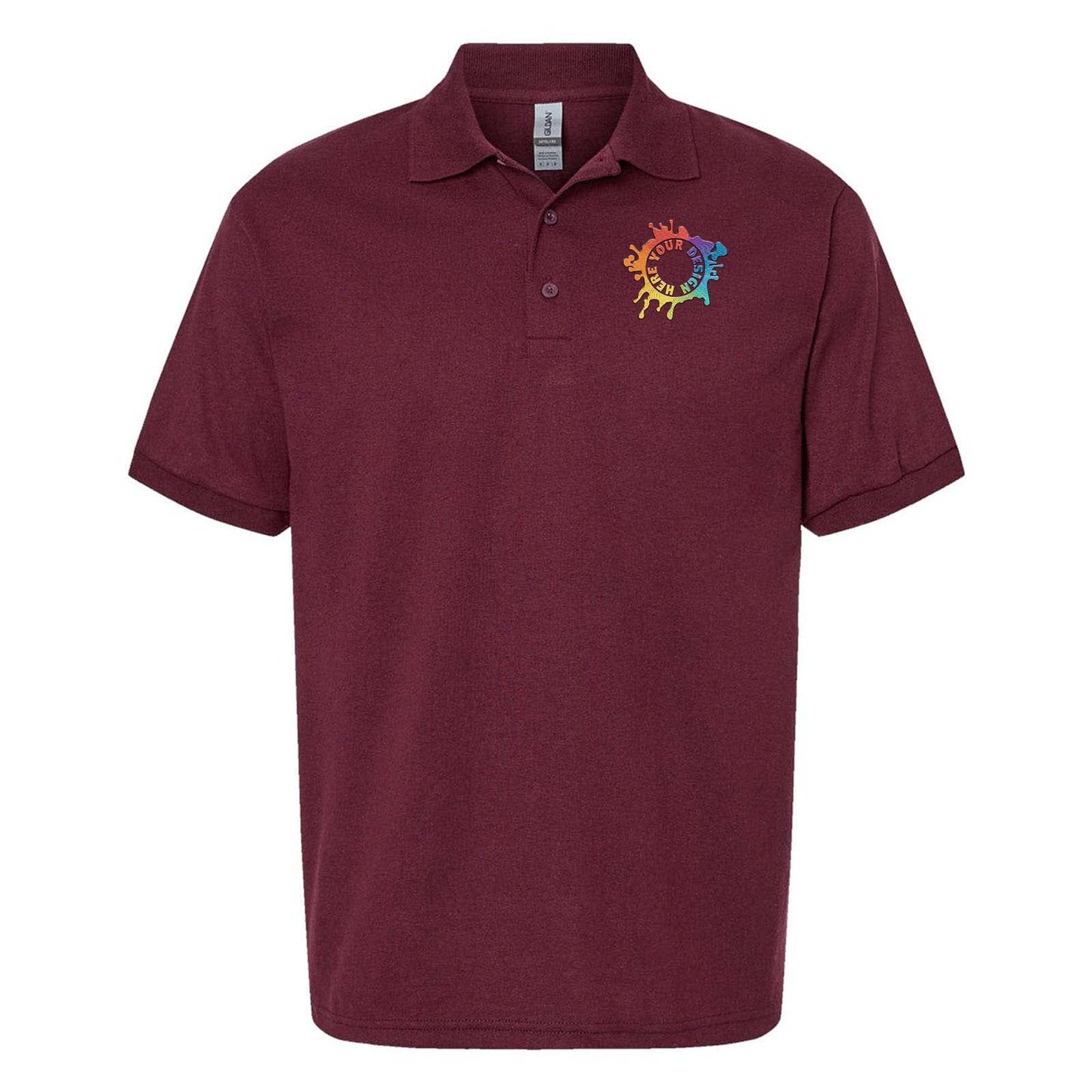 Custom Embroidered Gildan DryBlend® Jersey Polo - Mato & Hash