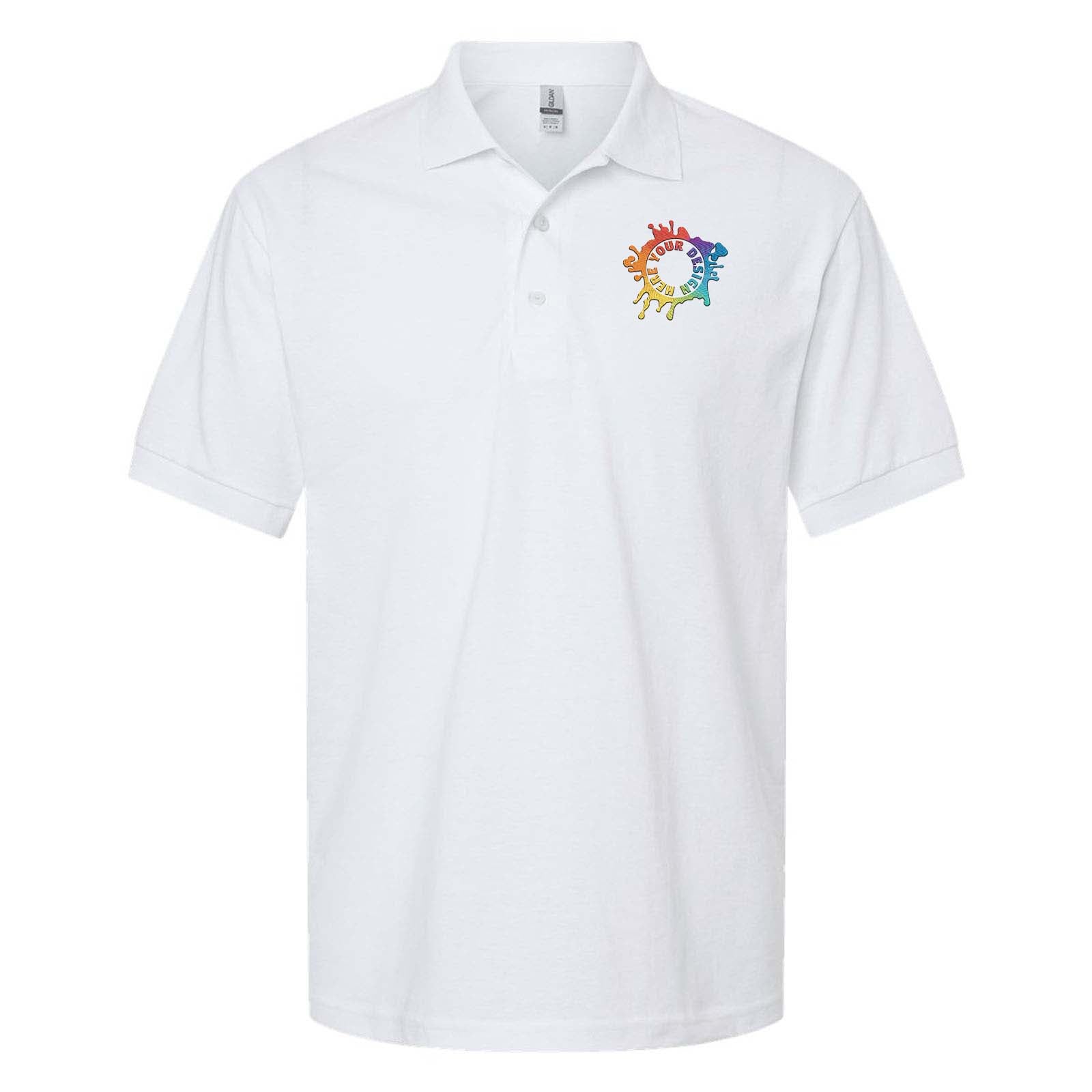 Custom Embroidered Gildan DryBlend® Jersey Polo - Mato & Hash