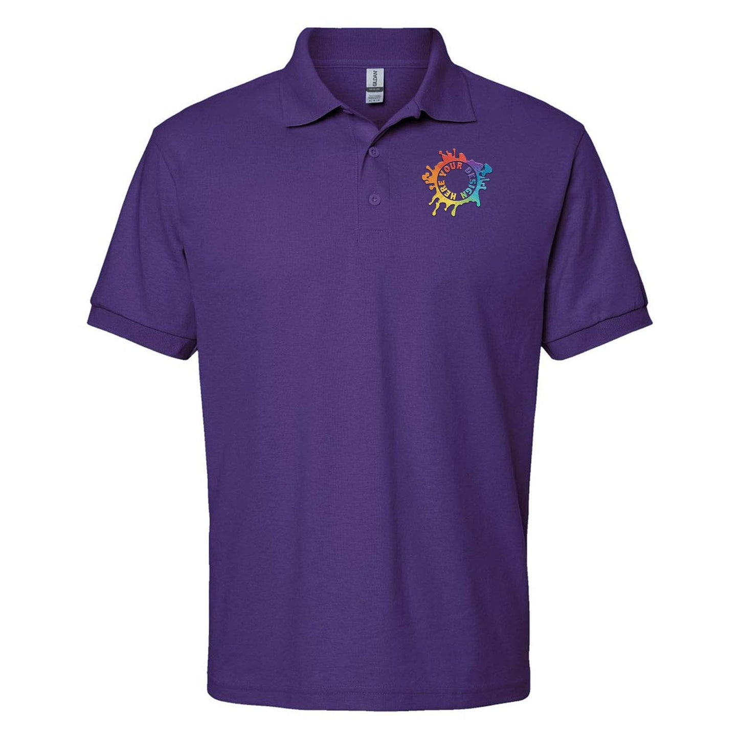 Custom Embroidered Gildan DryBlend® Jersey Polo - Mato & Hash